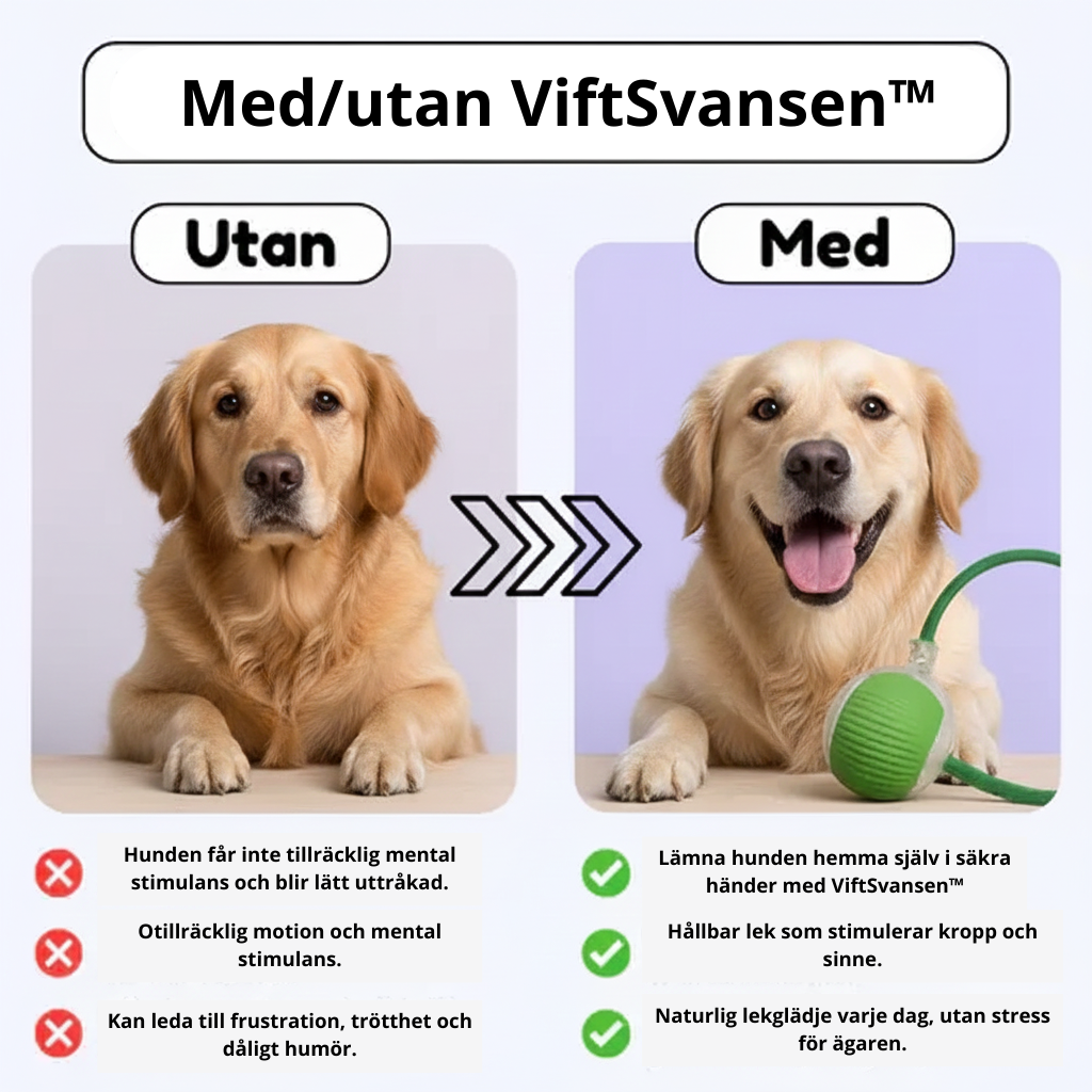 ViftSvansen™ – Säker & Interaktiv Hundleksak